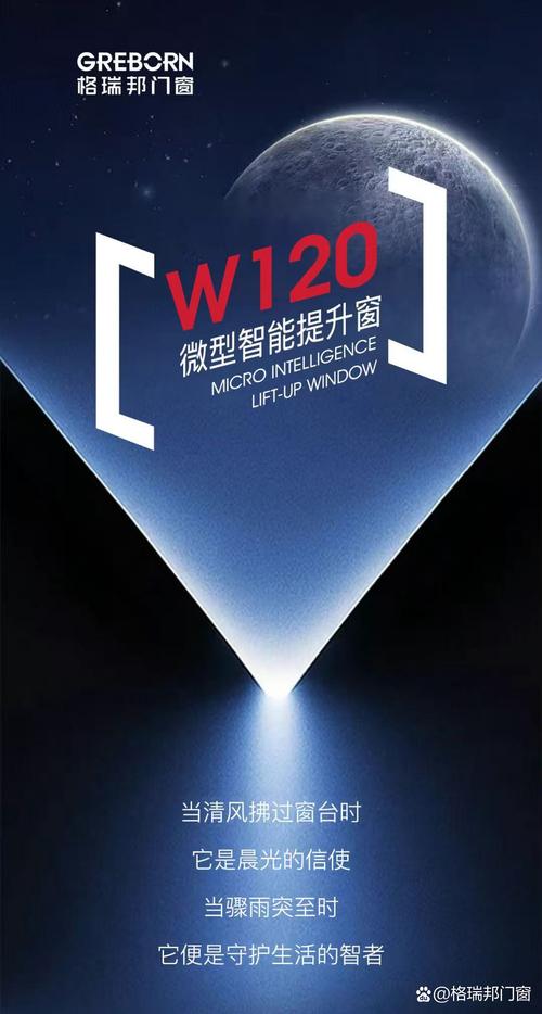 灵动视界,智美双全 w120微型智能提升窗 以智慧定义开启 用视野连接世